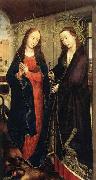 WEYDEN, Rogier van der Sts Margaret and Apollonia oil